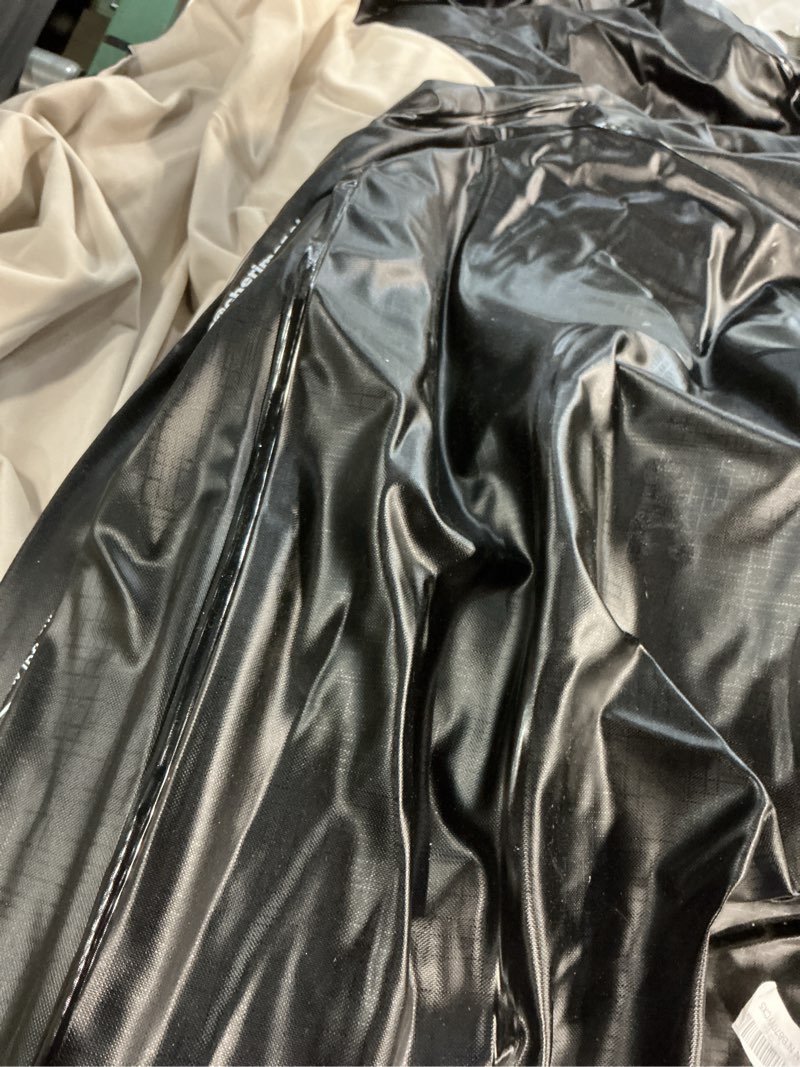 Condition photo showing As Is for cherimor queen air mattress with built-in pump, 18" raised comfort, 48hr leak-proof test, upgraded honeycomb pillar design, supports 800 lbs, 3-min inflation-inflatable bed for home guests & camping black queen 18in