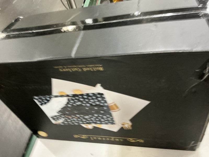 Condition photo showing New/Like New for supernal 120pack gold plastic silverware wrapped plastic cutlery set with napkin,pre rolled napkins with cutlery set,rolled silverware disposable for valentine's day mother's day and easter 120 pack gold