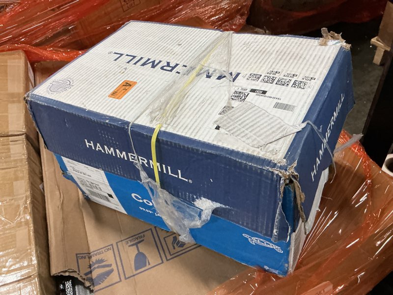 Condition photo showing As Is for Hammermill Colors Blue, 20lbs,  8.5 x 11, 5000 Sheets/10 Ream Case (103309C)