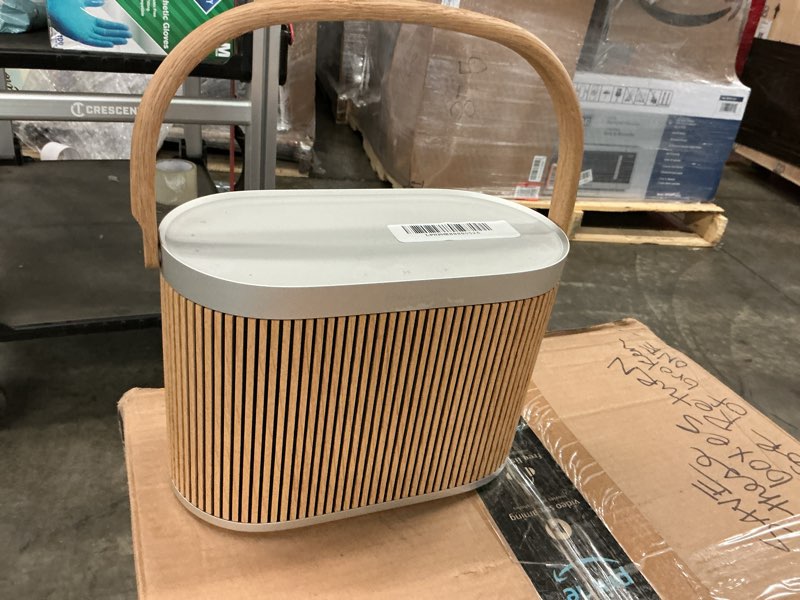 bang & olufsen beosound a5 - portable bluetooth speaker with wi-fi connection, carry-strap, oak