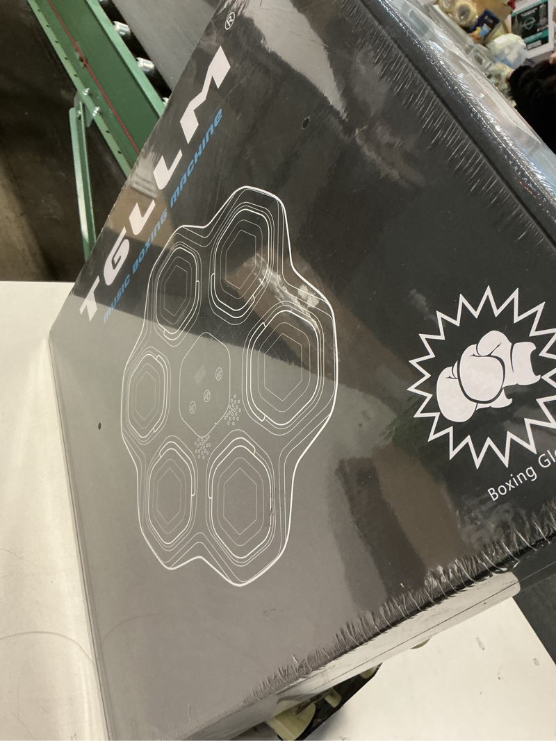 Condition photo showing New/Like New for Music Boxing Machine, Smart Bluetooth Boxing Machine with Gloves, Wall Mounted Music Punching Trainer for Kids Adult, LED Electronic Boxing Workout Target with 9 Modes & 9 Speeds