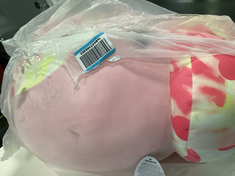 Condition photo showing As Is for Squishmallows Original 24-Inch Rachel Pink Tie-Dye Mushroom - Official Jazwares Plush (Jumbo)