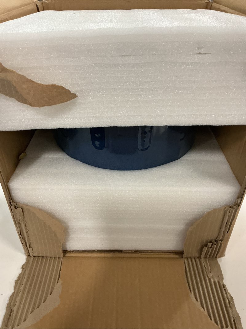 Condition photo showing Good Condition for 12 Inch Pot for Plants - Ceramic Planter for Indoor Plants Large Plant Pot with Drainage Holes and Saucer Outdoor Flower Pot Decorative Round Planter for Porch Office Decor Blue 12 Inch Blue