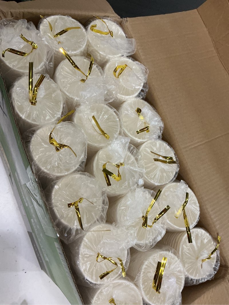 Condition photo showing New/Like New for jolly party 2 oz paper cups, 1440 pack small bathroom paper cups, white mouthwash cups, disposable mini espresso cups, paper sampling cup 1440pack