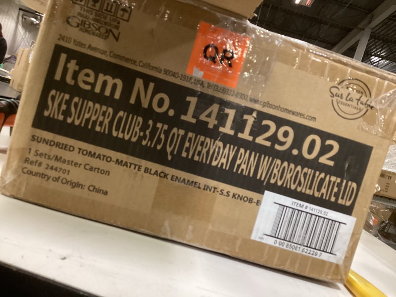 Sur La Table Kitchen Essentials 3.75 Quart Enamel Cast Iron All In One Multi-Purpose Non-Toxic Nonst