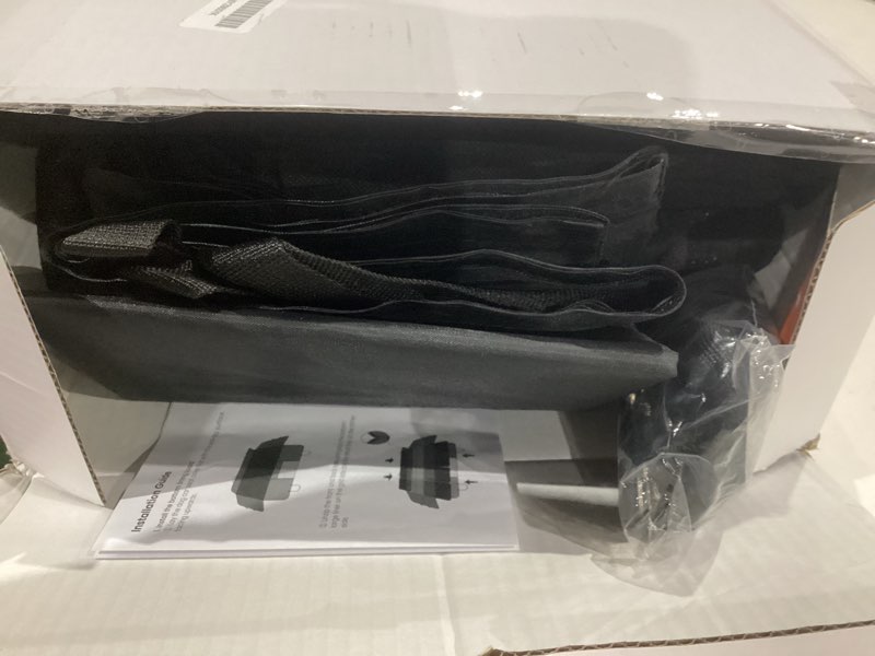 Condition photo showing As Is for REEVAA Dog Car Seat Cover for Back Seat, Hard Bottom Dog Hammock, Pet Bed Extender for 2-4 Large/Medium Dogs, Waterproof Seat Protector, Universal L Size Fits for SUV Medium Truck, Black Black L - SUVS,Mudium Trucks