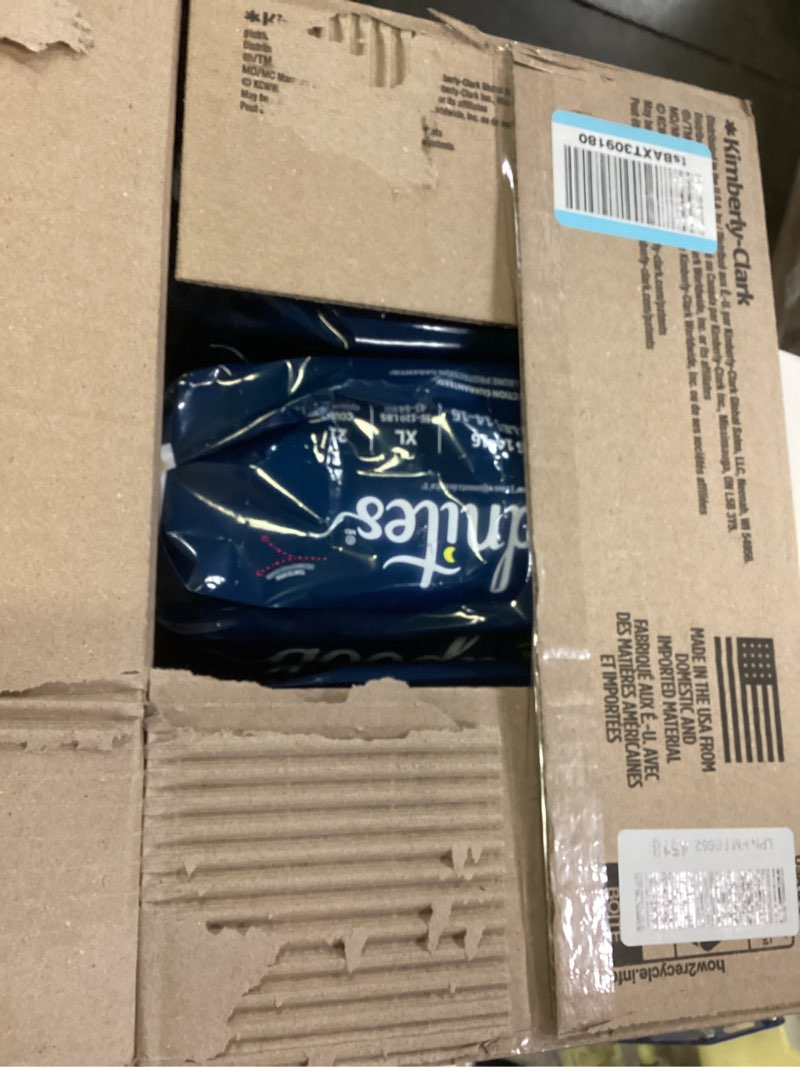 Condition photo showing New/Like New for Goodnites Girls' Nighttime Bedwetting Underwear, Size Extra Large (95-120 lbs), 63 Ct (3 Packs of 21), Packaging May Vary X-Large 63