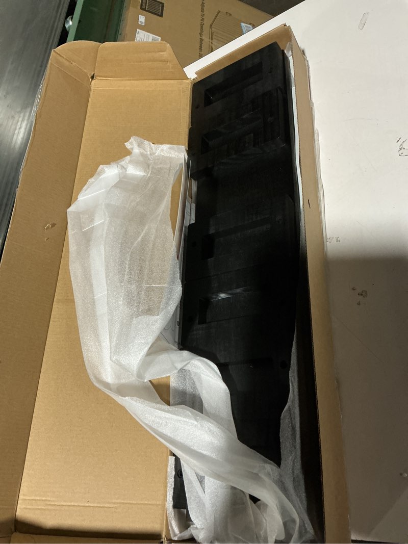 Condition photo showing Good Condition for Vailando Floating Shelves for Wall, Set of 3 Solid Wood Wall Mounted Shelves, 23.6" Black Display Shelf for Bedroom, Living Room, Bathroom, and Kitchen Decor - Heavy-Duty & Natural Pine Black 23.6 inch