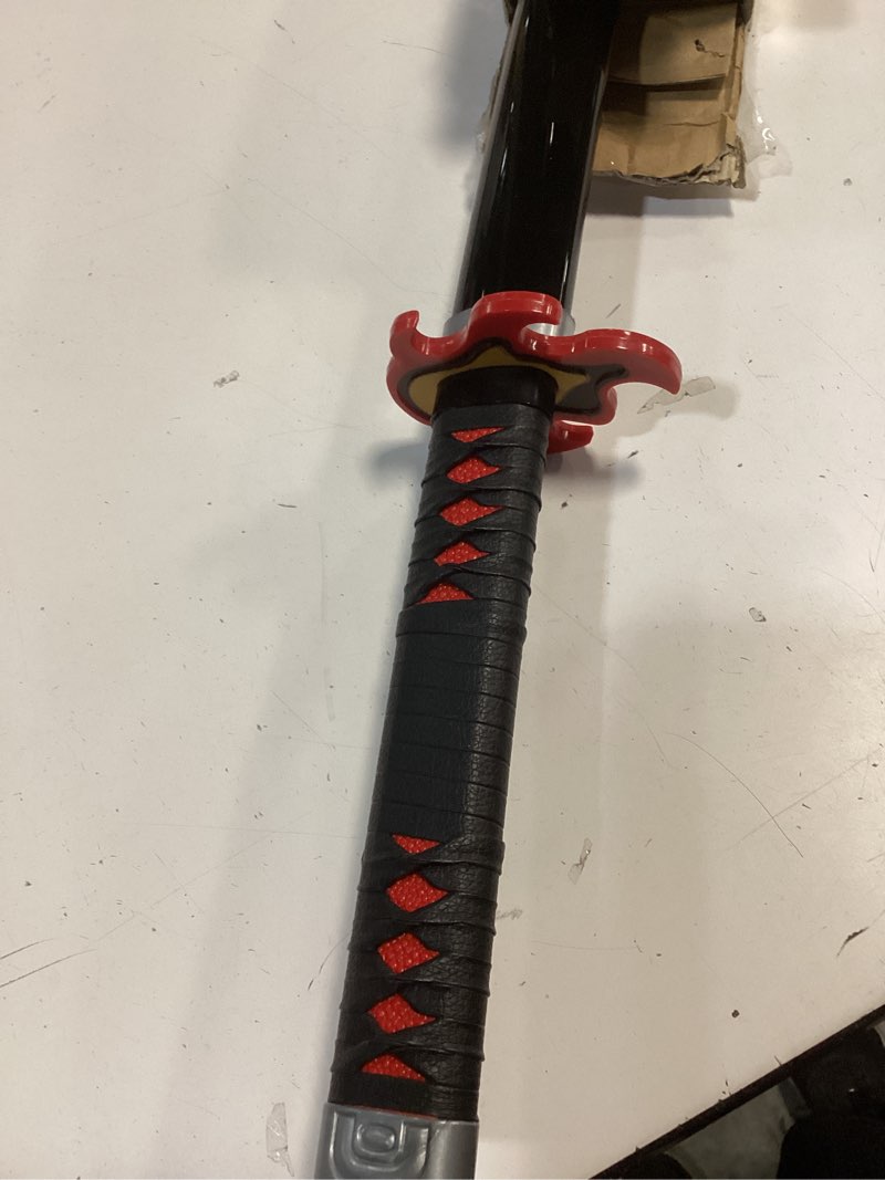 Condition photo showing Good Condition for sv anime demon slayer sword katana 31 inch decorative collectible gift cosplay sword?various styles available kamado tanjirou vulcan