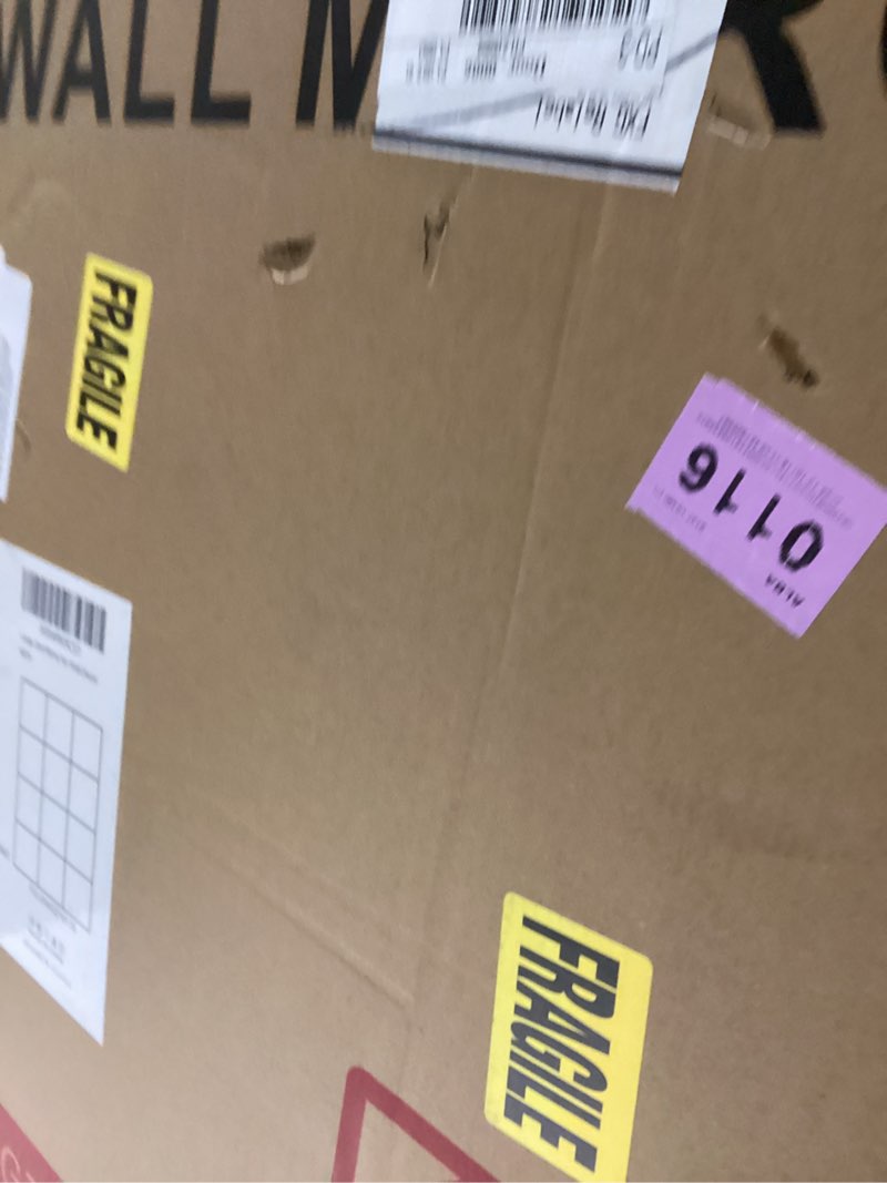 Condition photo showing New/Like New for Window Mirrors for Wall Decor, Wall Mirrors Decorative Window Pane 30 x 40, Rectangular Metal Framed Wall Mounted Mirrors for Bedroom, Living Room, Dining Room, Entryway, Bathroom, Fireplace