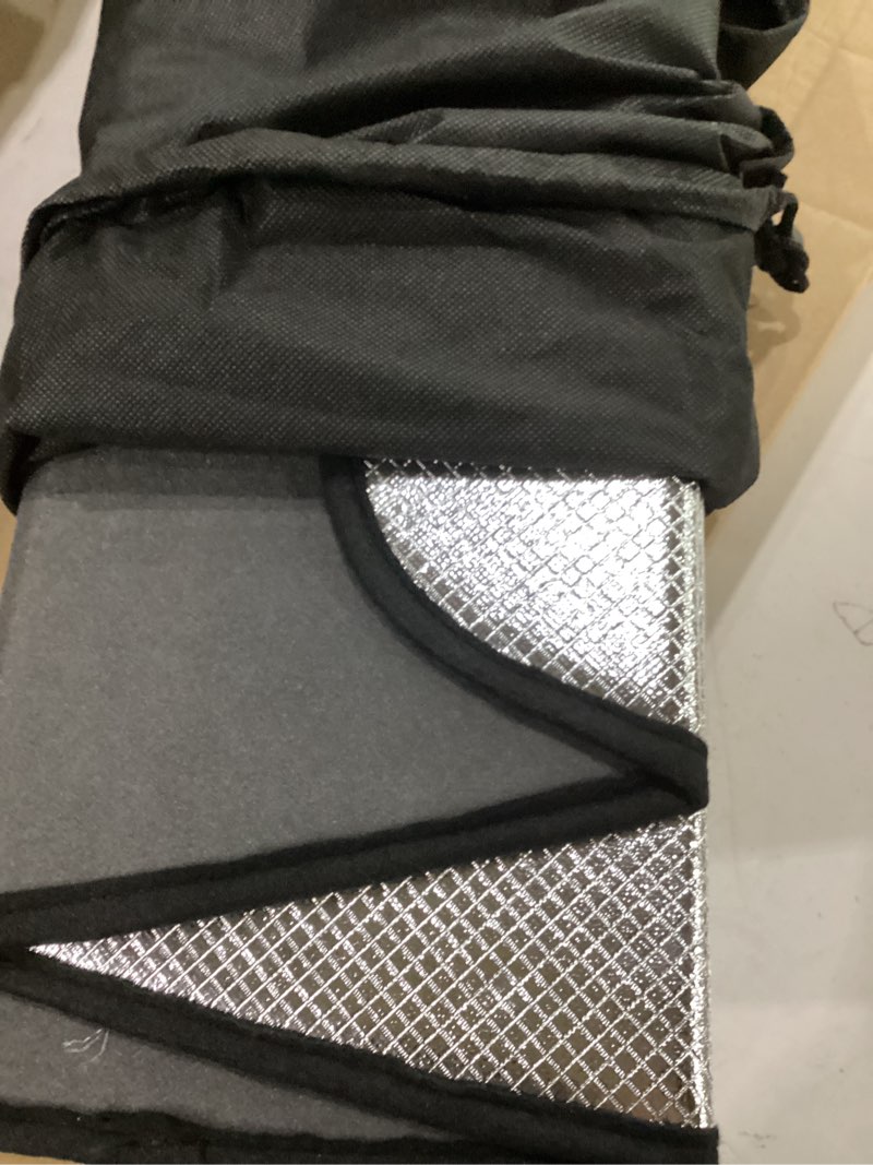 Condition photo showing Good Condition for pigenius windshield sunshade for volvo s60/v60/v60 recharge/v60 cross country 2019-2026, custom fit sun shade - blazblock