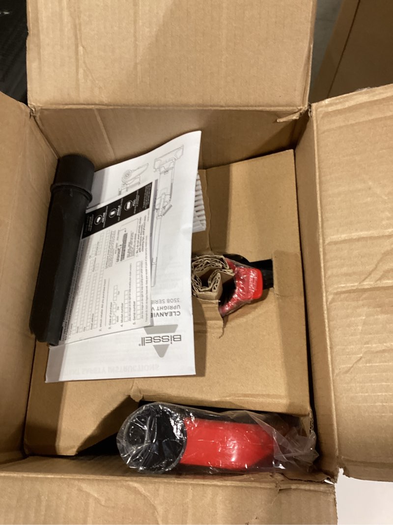 Condition photo showing Good Condition for BISSELL CleanView Compact Upright Vacuum, Fits in Dorm Rooms & Apartments, Lightweight with Powerful Suction and Removable Extension Wand, 3508