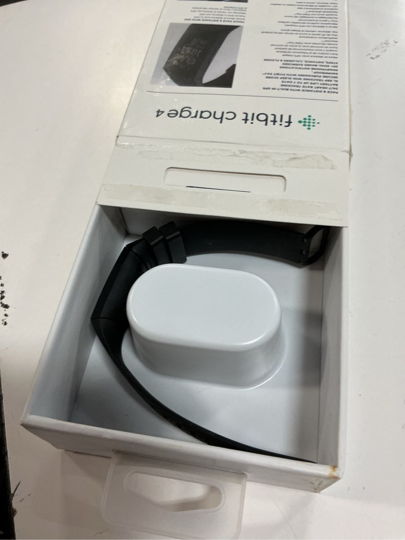 Condition photo showing Good Condition for fitbit charge 4 black advanced fitness tracker
