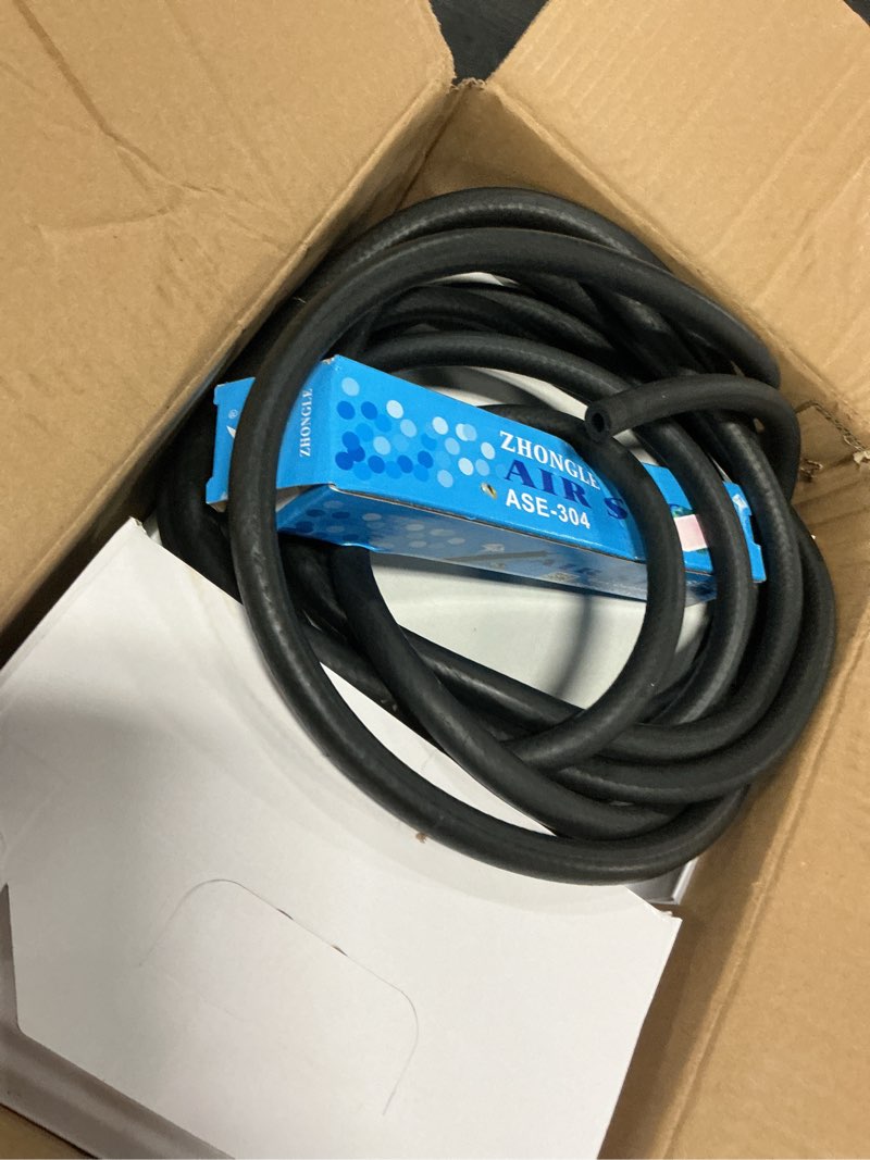 Condition photo showing Good Condition for luckerain pond aerator 8000 gallons koi pond air pump, aerators for outdoor ponds,air pump with weighted air line and submersible diffuser stick 1 diffuser / up to 8000 gallon