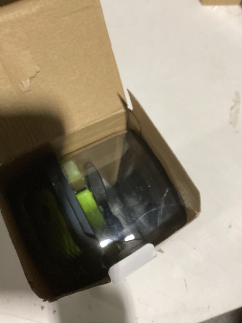 Condition photo showing Good Condition for Ourokhome Vegetable Chopper Cutter with Container, Manual Hand Food Veggie Dicer with 2 Chopping Blades for Potato Strips, Onion Cubers, Carrot Sticks, Essential Kitchen Gadgets (2 in 1, Gray) Green 2 blades