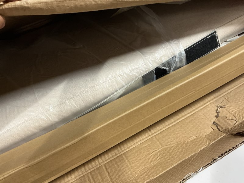 Condition photo showing Good Condition for headboards queen size bed headboard wall mounted headboards for bed with linen upholstery cabeceras de cama hanging headboard for bedroom (beige, queen) queen beige