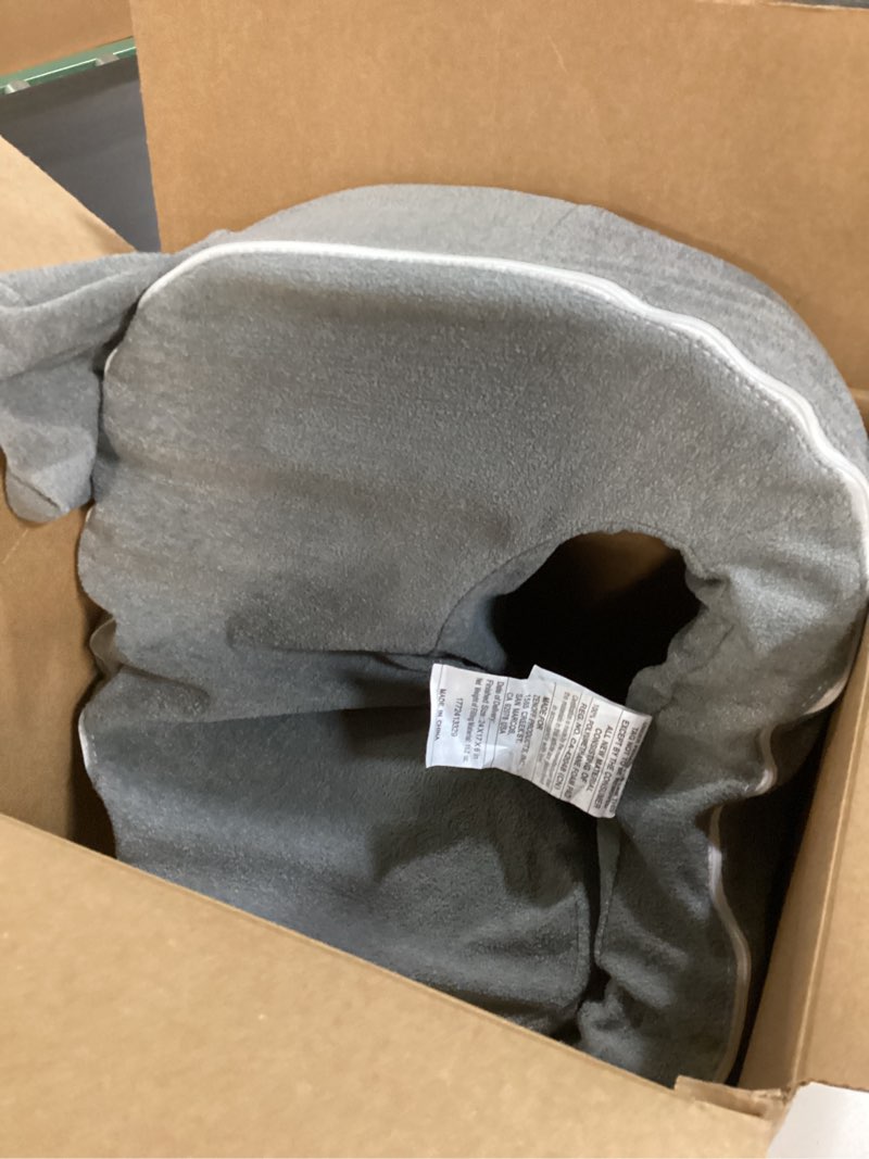 Condition photo showing Good Condition for my brest friend nursing pillow - deluxe - enhanced comfort w/ slipcover - ergonomic breastfeeding pillow for ultimate support for mom & baby - adjustable pillow w/ handy side pocket, evening grey