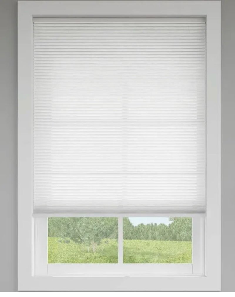 levolor 72-in snow light filtering cordless cellular shade