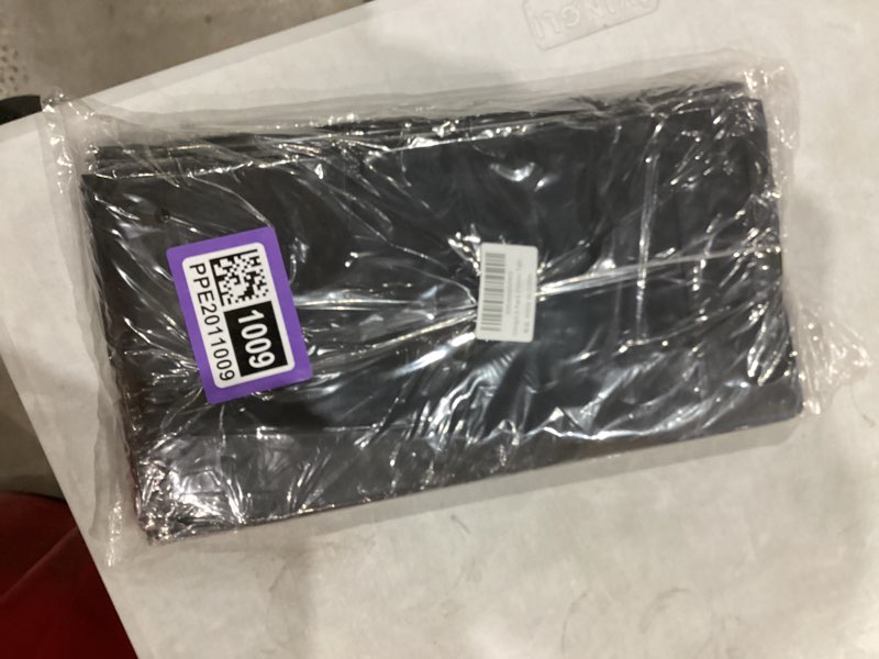 Condition photo showing New/Like New for Slergut 6 Pack Plastic Table Cloth, Black Thick Tablecloths Rectangle Table Cover Disposable Waterproof Tablecloth for Halloween Party Favors Supplies Camping Decorations 54 x 108 Inch