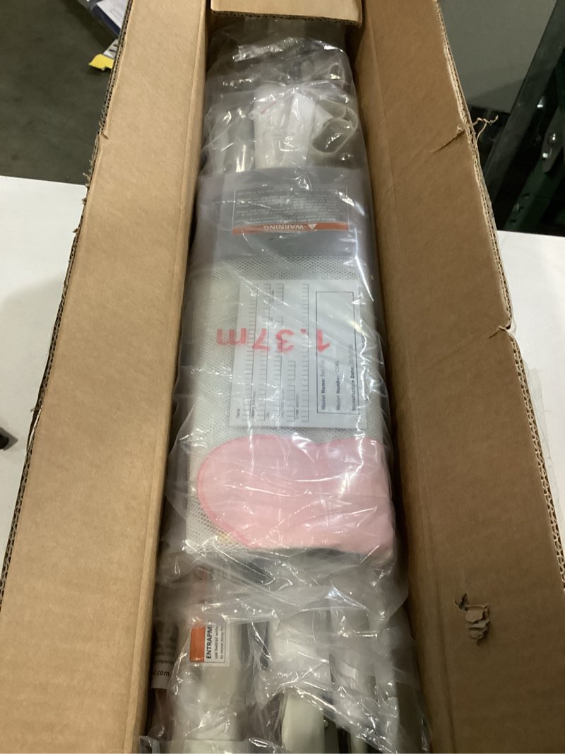 Condition photo showing New/Like New for keny 29"-42.5" Baby Gate for Stairs, Auto Close Safety Dog Gate, Pressure Mounted Easy Walk Through Pet Gate for Doorways, Durable Stair Gate, 30" Tall, White White 29-42.5"Wide, 30"Tall