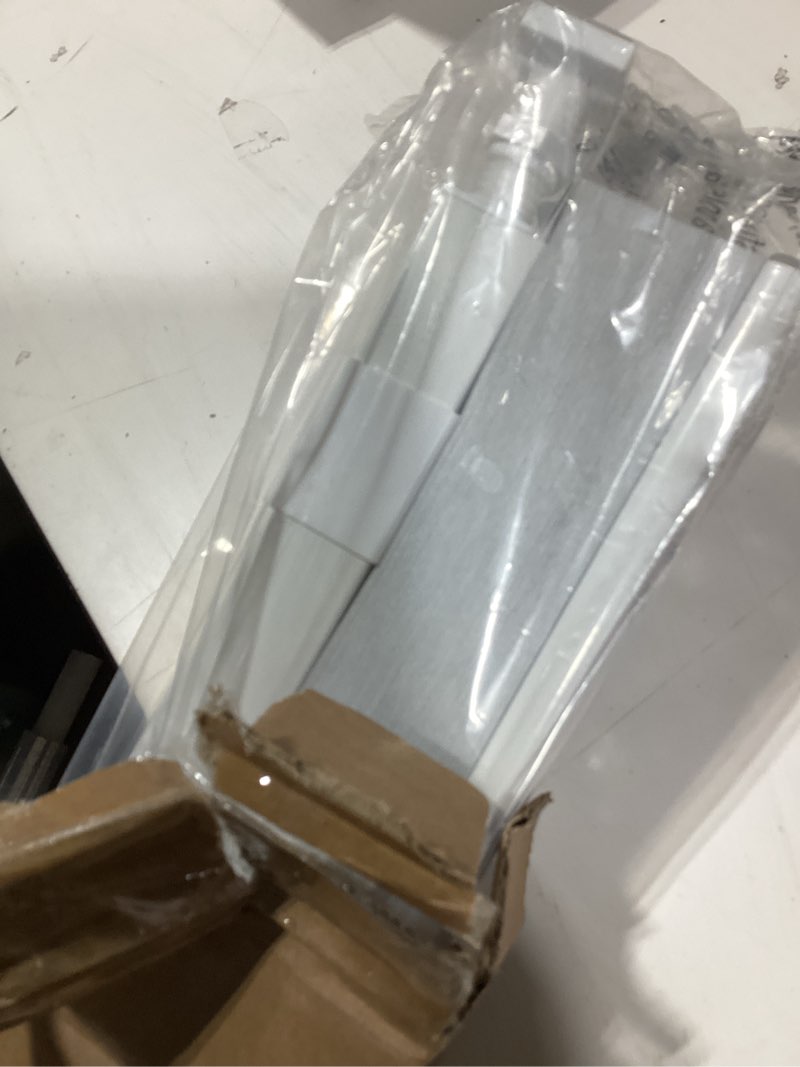 Condition photo showing Good Condition for lazblinds cordless cellular shades, no tools no drill blackout honeycomb shades pleated blinds for windows, 28.5'' w x 72'' h, silver white blackout-silver white 28 1/2'' w x 72'' h