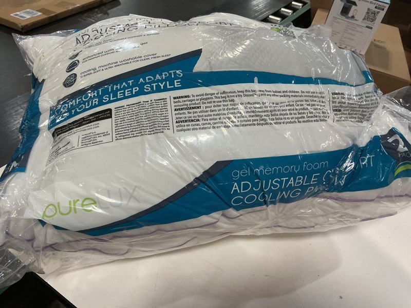 Condition photo showing As Is for JOLLYVOGUE Pillows Queen Size Set of 2, Soft Supportive Bed Pillows with Super Soft Down Alternative Fill, Luxury Fluffy Hotel Quality for Side, Back, and Stomach Sleepers 2 Queen