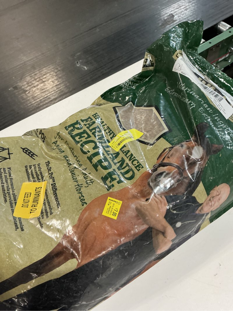 Condition photo showing Good Condition for dr. pol healthy balance farmland recipe horse feed