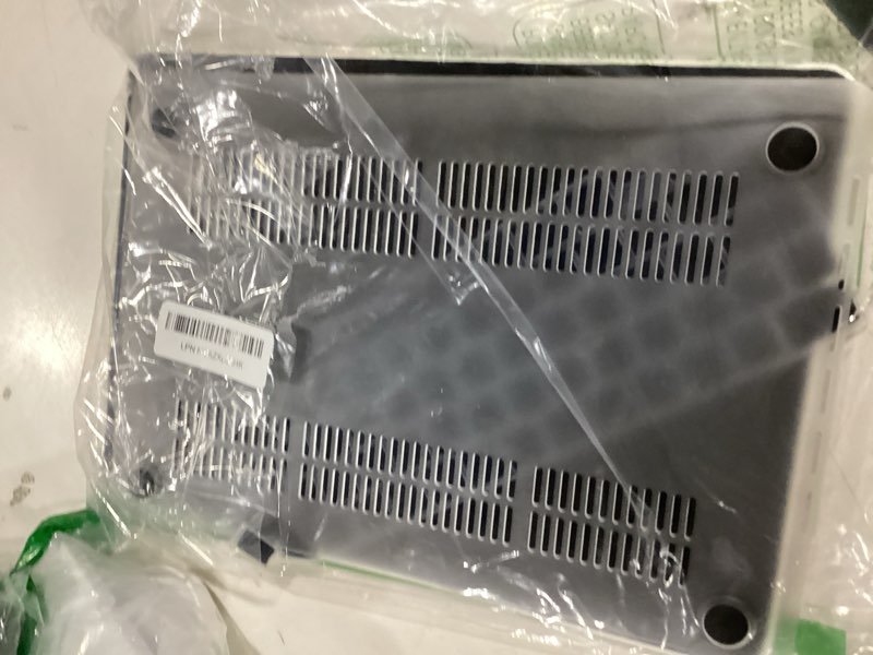 Condition photo showing As Is for KEROM Compatible with Crocodile MacBook Pro 13 Inch Case 2025-2016 M2 M1 A2338 A2289 A2251 A2159 A1989 A1706 A1708, Textured Aligator Skin Snakeskin PU Leather Hardshell & Keyboard Cover, White # White Crocodile