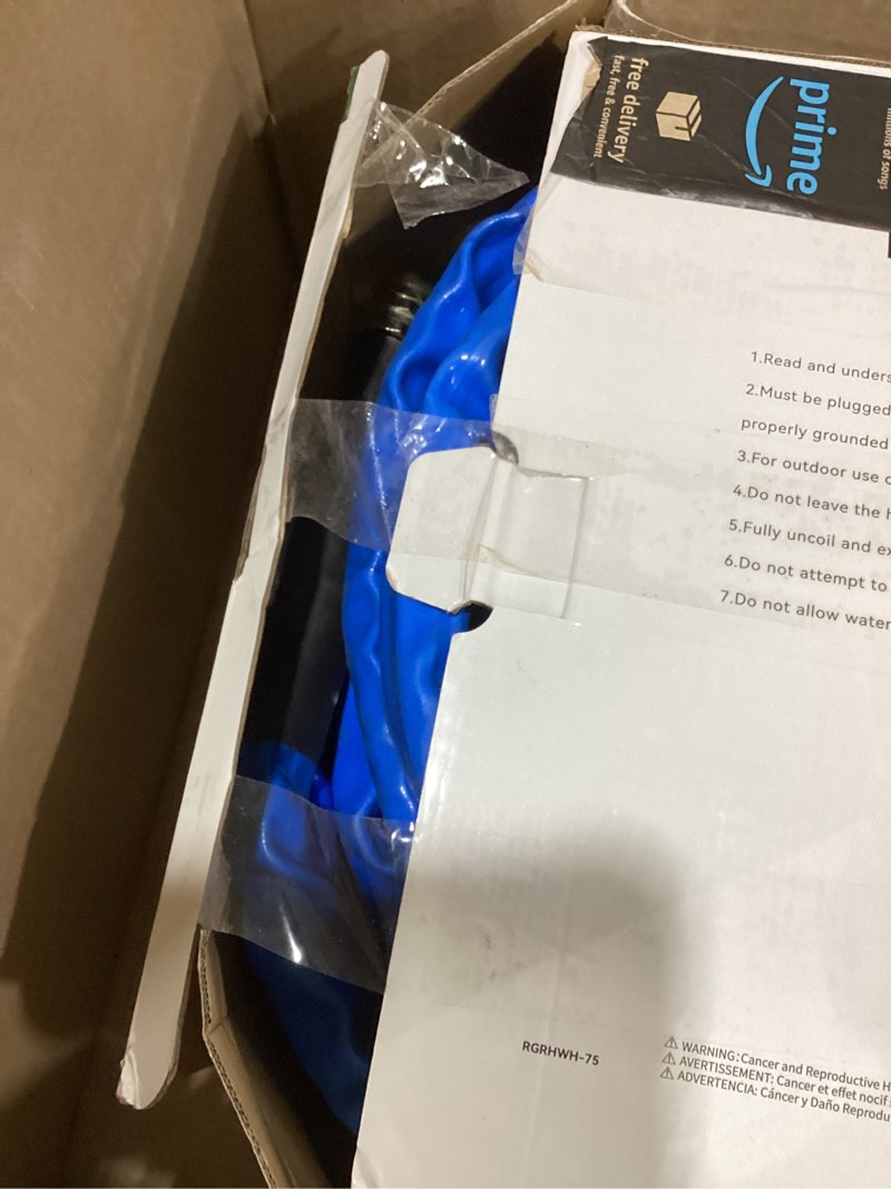 Condition photo showing As Is for RVGUARD Heated Water Hose 75FT for RV, -20 ? Freeze Protection Heated Water Hose with Energy-Saving Thermostat, Lead and BPA Free for RV/Home/Garden 75 ft A