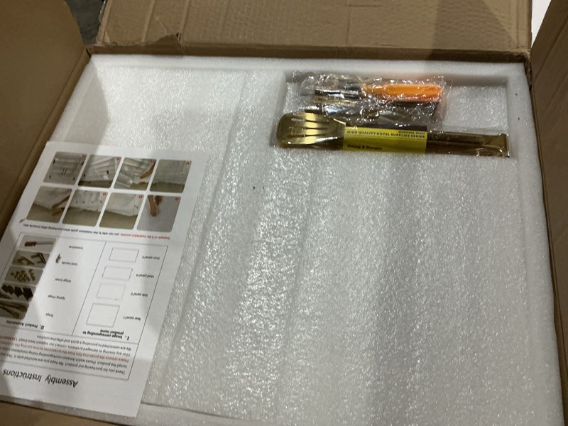 Condition photo showing Good Condition for 3-tier acrylic countertop bakery display case with auto-close spring door & handle, 19.5"x10.2"x16.9" clear food pastry display case for bread, dessert, cookies, donuts, bakery, coffee shop 3 tier-19.5"l x 10.2"w x 16.9"h