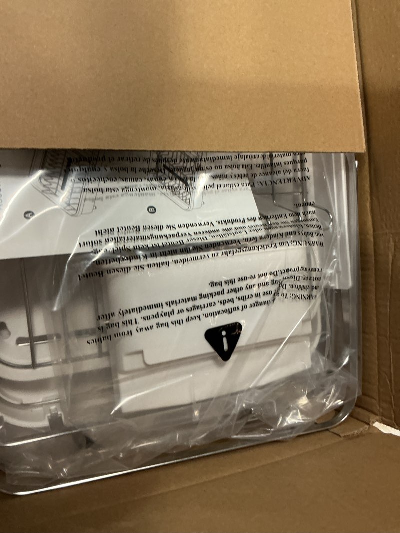 Condition photo showing New/Like New for SNTD Dish Drying Rack, Expandable Dish Rack for Kitchen Counter, Stainless Steel Dish Drainer with Drainboard Set and Utensil Holder (White)