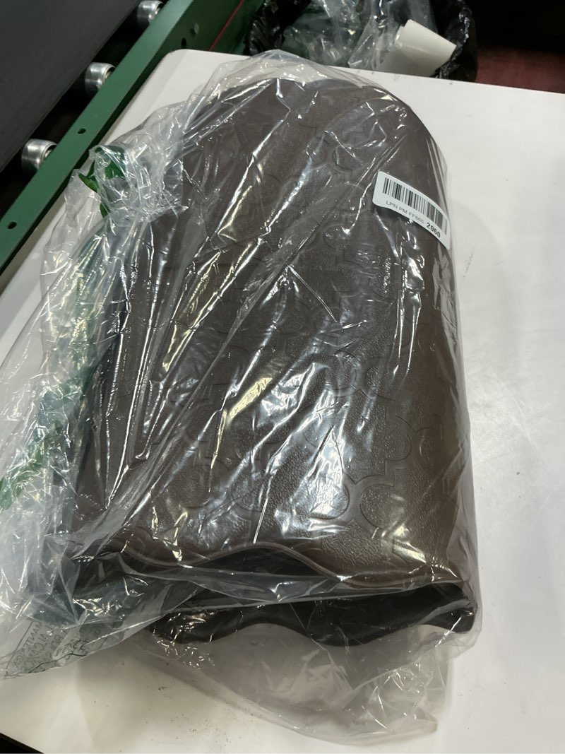 Condition photo showing Good Condition for Arenarug Upgrade Scalloped Embossed Kitchen Mats for Floor 2PCS Cushioned Anti Fatigue Waterproof Foam Kitchen Rugs Non Slip Washable Comfort Standing Mat for Office Sink Laundry, Brown Brown 17.3"x30"+17.3"x47"