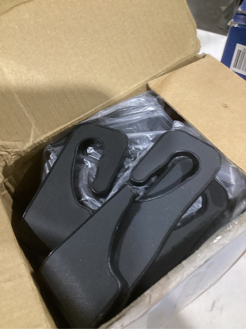 Condition photo showing As Is for Car Rear Backseat Extra Multifunctional Drink Cup Holder Organizers With Tissue Storage Box Organizer & Hooks For Car Seat Back. Black