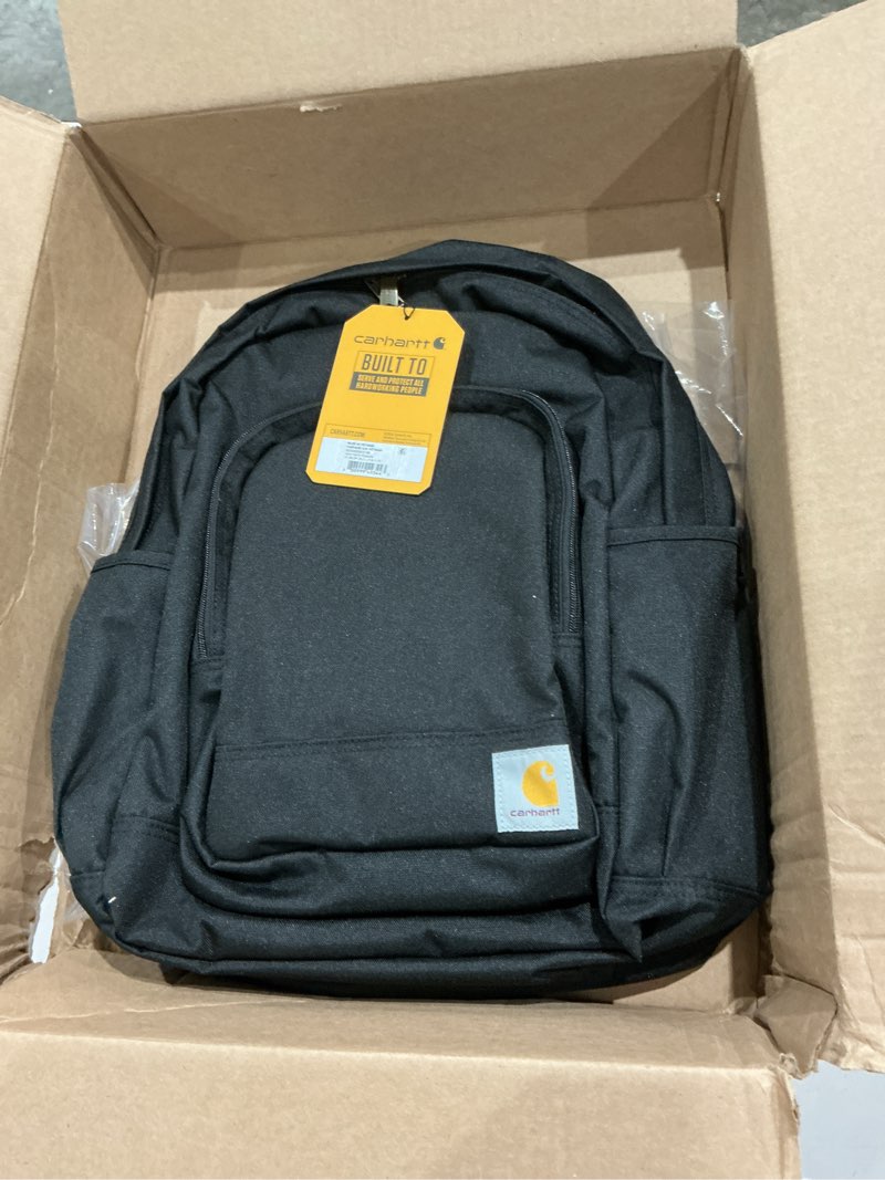 Condition photo showing Good Condition for carhartt 25l classic laptop backpack, durable water-resistant pack w/ 15" laptop sleeve and multiple organizational compartments, pfas free, black pfas free black