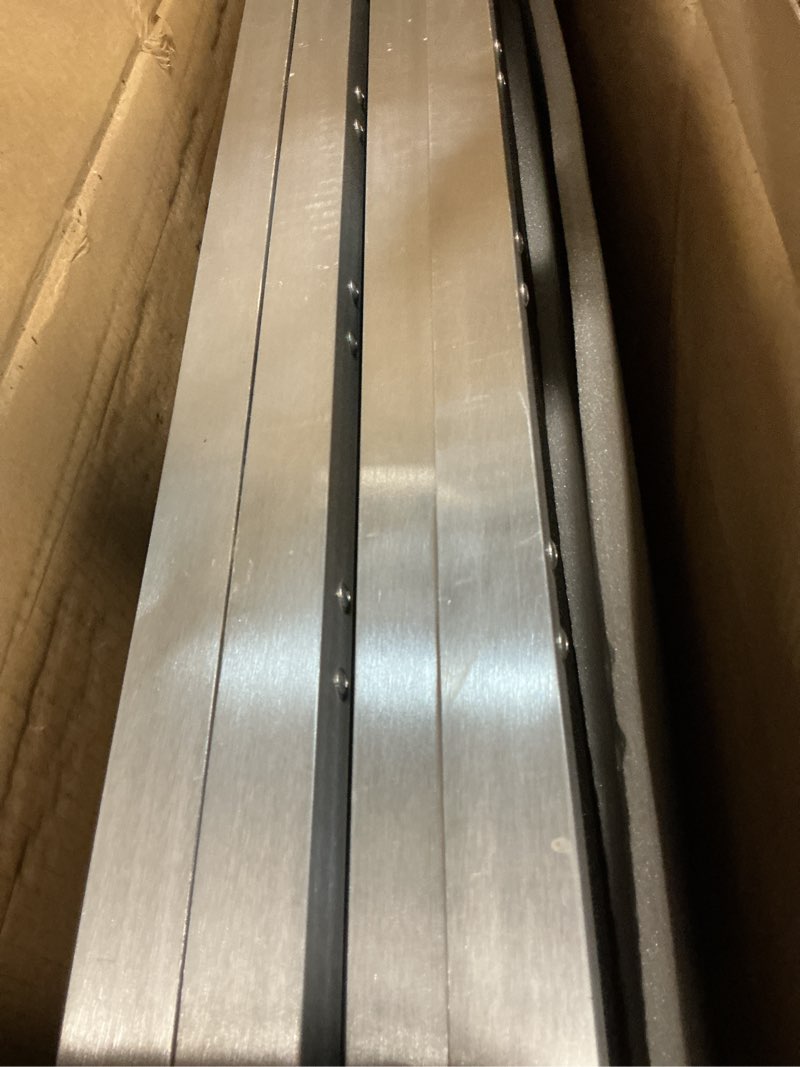 Condition photo showing Good Condition for vnn portable wheelchair ramp 8ft, seamless non-slip aluminum ramps for wheelchairs for home, handicap wheelchair ramps for home steps, aluminum loading dock plates aluminum 8ft (usable height 8-24 inch)