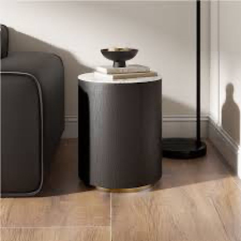 Povison  black side & end table