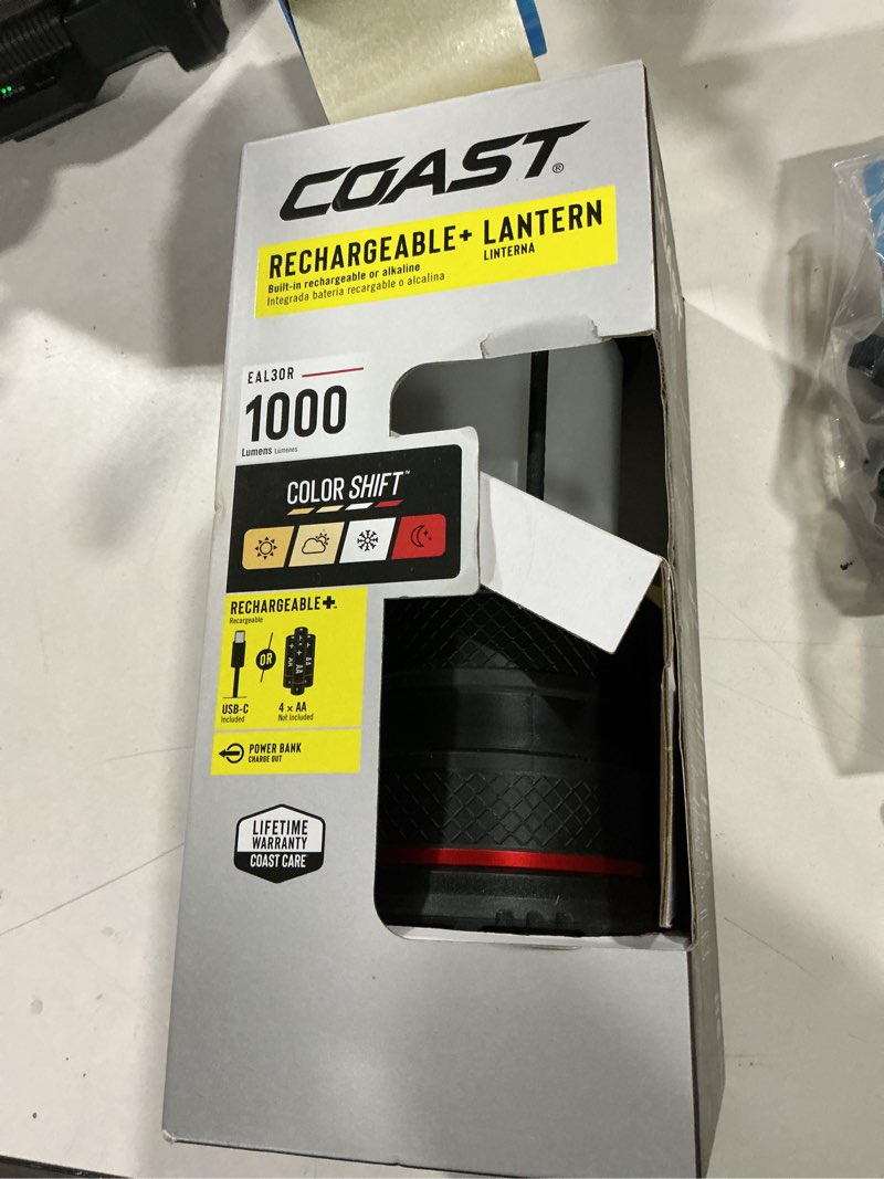 Condition photo showing Good Condition for coast eal30r 1000 lumen rechargeable lantern with usb-c power bank