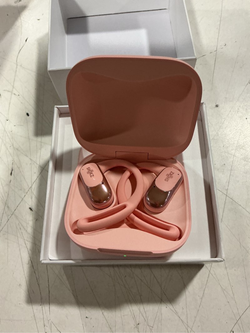 Condition photo showing As Is for shokz openfit air open-ear true wireless earbuds