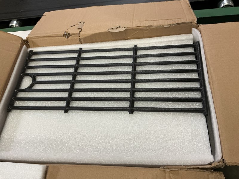 Condition photo showing Good Condition for 17" grill grates for charbroil performance 5 burner 463448021 463449021 463450022 463451022 463455021 463458021, cast iron replacement parts for charbroil 463448021, g426-0004-w1 g426-0005-w1