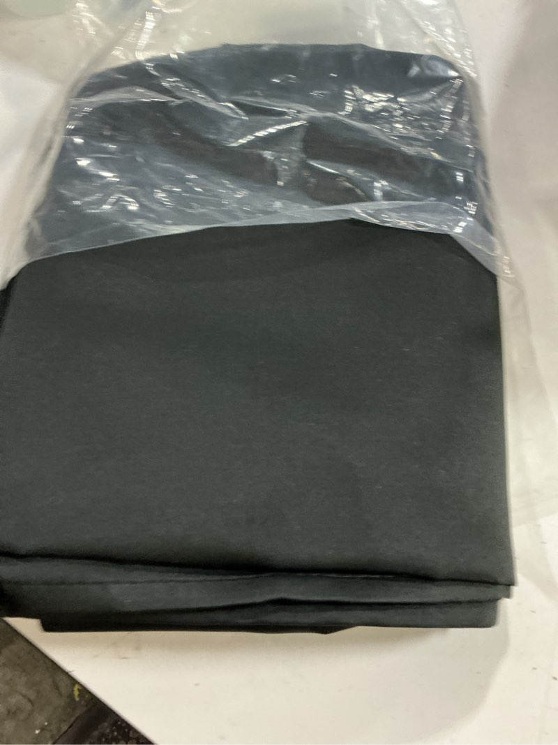 Condition photo showing New/Like New for nicetown pitch black solid thermal insulated grommet blackout curtains/drapes for bedroom window (2 panels, 42 inches wide by 63 inches long, black) black 42"w x 63"l (pack of 2)