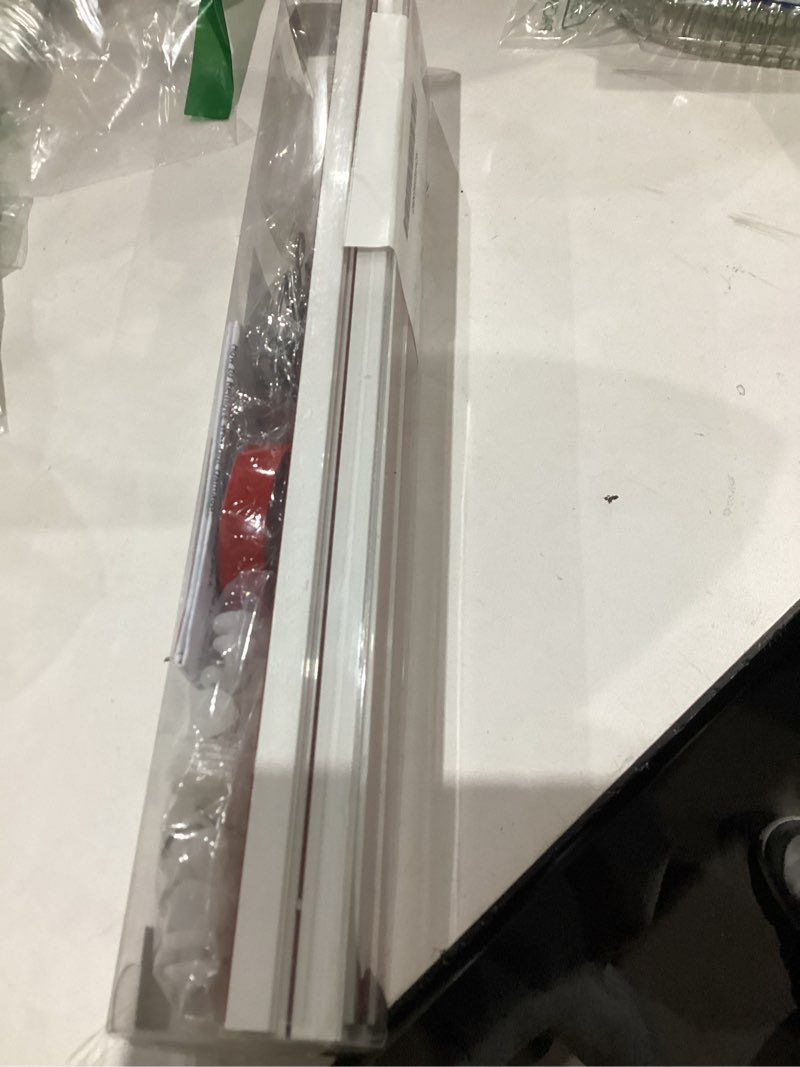 Condition photo showing As Is for UrbanRed Self Adhesive Curtain Track (3 Meter, 9.8 ft) for Smooth Ceiling or Wall - No Drill, Screws, Ceiling Curtain Track, Curtains Rod, Ceiling Mount, Adhesive Curtains Rod (Non-Flexible) 3 meters (9.8 ft) (Adhesive, Non-Flexible)