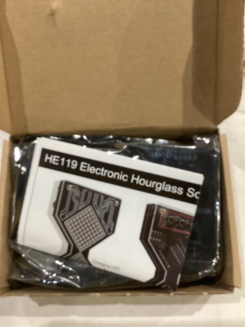 Condition photo showing Good Condition for electronic hourglass timer solder practice kit diy welding practice board with led blue ray flashing lights, speed adjustable ideal for soldering project beginners