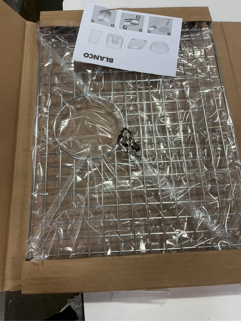 Condition photo showing Good Condition for BLANCO 233078 Quatrus and Precision Kitchen Sink Grid, Stainless Steel