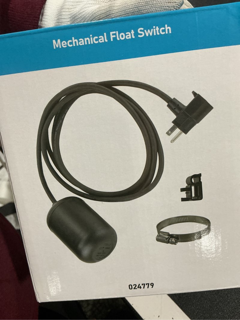 Condition photo showing Good Condition for H2O Pro Mechanical Float Switch Star 024779 For 1/3 & 1/2 HP Sump Pumps New