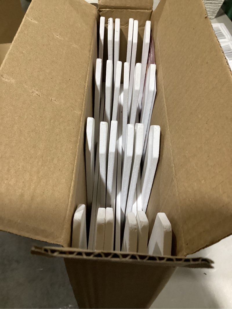 Condition photo showing Good Condition for 6 Pack Wooden Christmas Tree Fence, Extra Height 16” Christmas Tree Gate, White Fence for Cat, Small Dog, Suit for New Year Decoration 6pcs