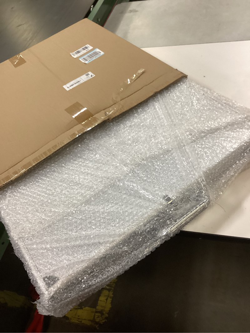 Condition photo showing New/Like New for Card Show Display Case Aluminum, Trading Card Display Case Suitable for Sports Card/ TCG/ Jewelry Collection, Silver 24 in X 20 in, 1-Year Coverage Silver 24"X20"