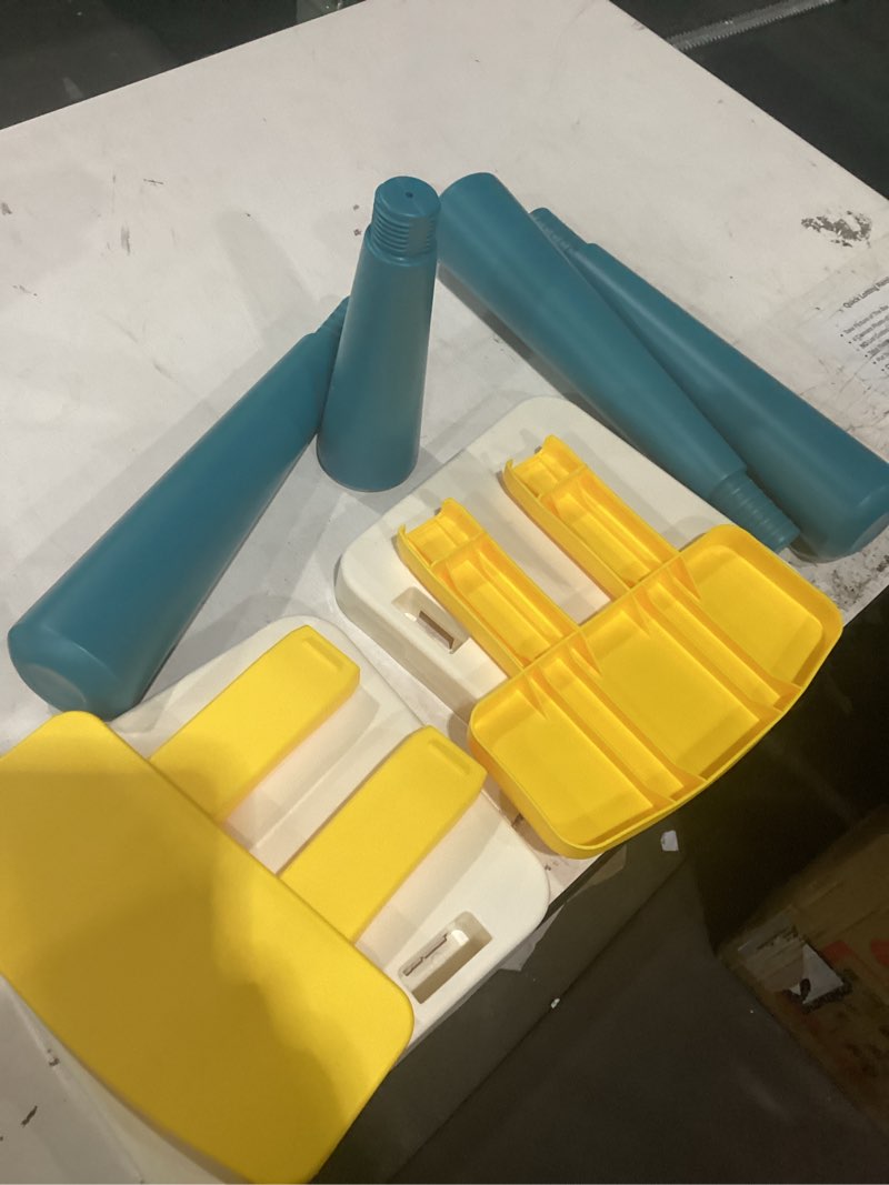 Condition photo showing New/Like New for ocato kids activity table toddlers kids table and chair set water tables | play table with 152pcs large marble run building blocks all in one kid sand tables stem toys for boys girls 3 4 5 6 year old a table and 2 chairs set