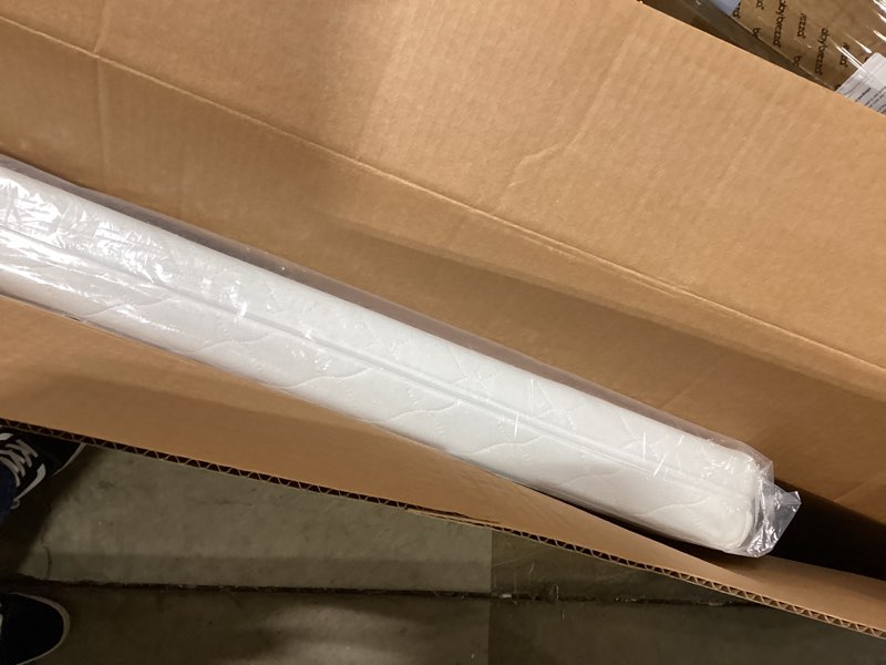 Condition photo showing New/Like New for babyletto pure core mini crib mattress, hybrid waterproof cover, lightweight, greenguard gold certified mini crib hybrid waterproof (lightweight)