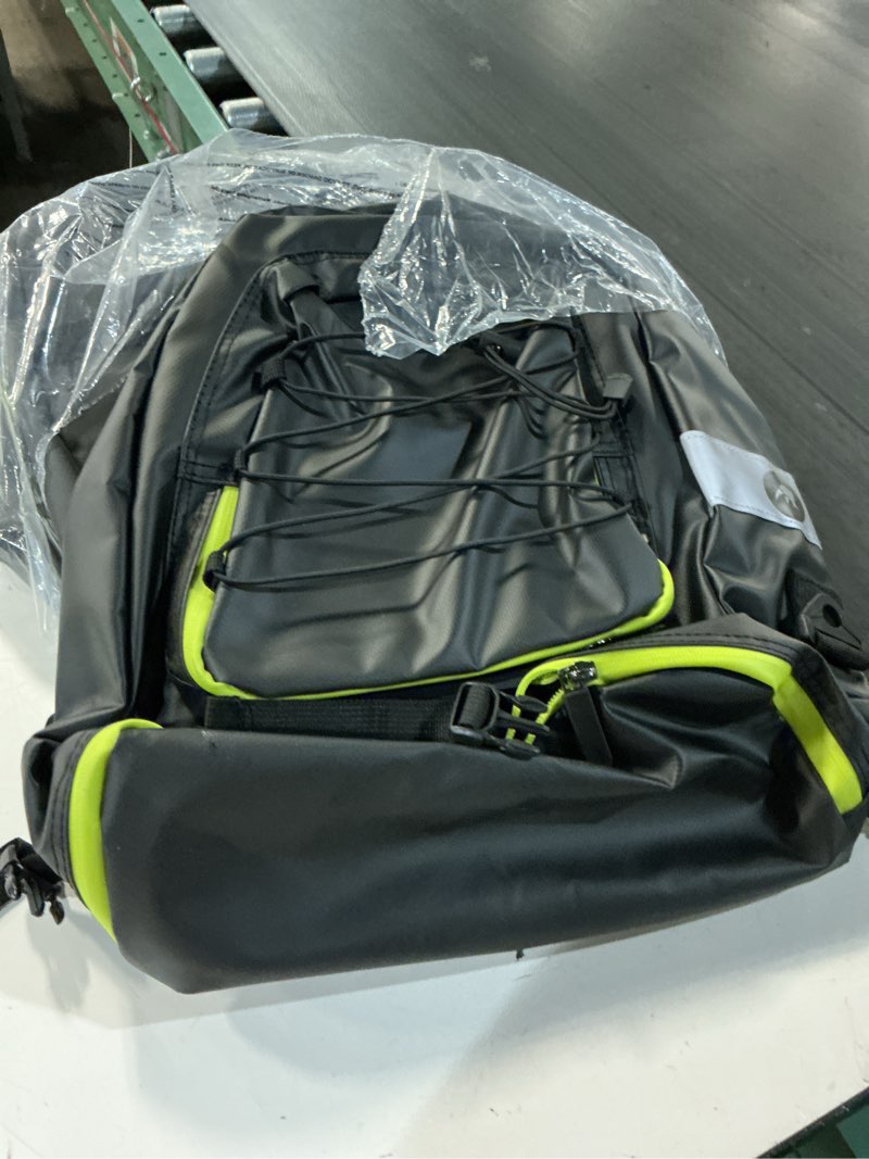 Condition photo showing Good Condition for rhinowalk bike pannier bag set for bicycle cargo rack saddle bag shoulder bag laptop pannier rack bicycle bag professional cycling accessories 3 in 1 green
