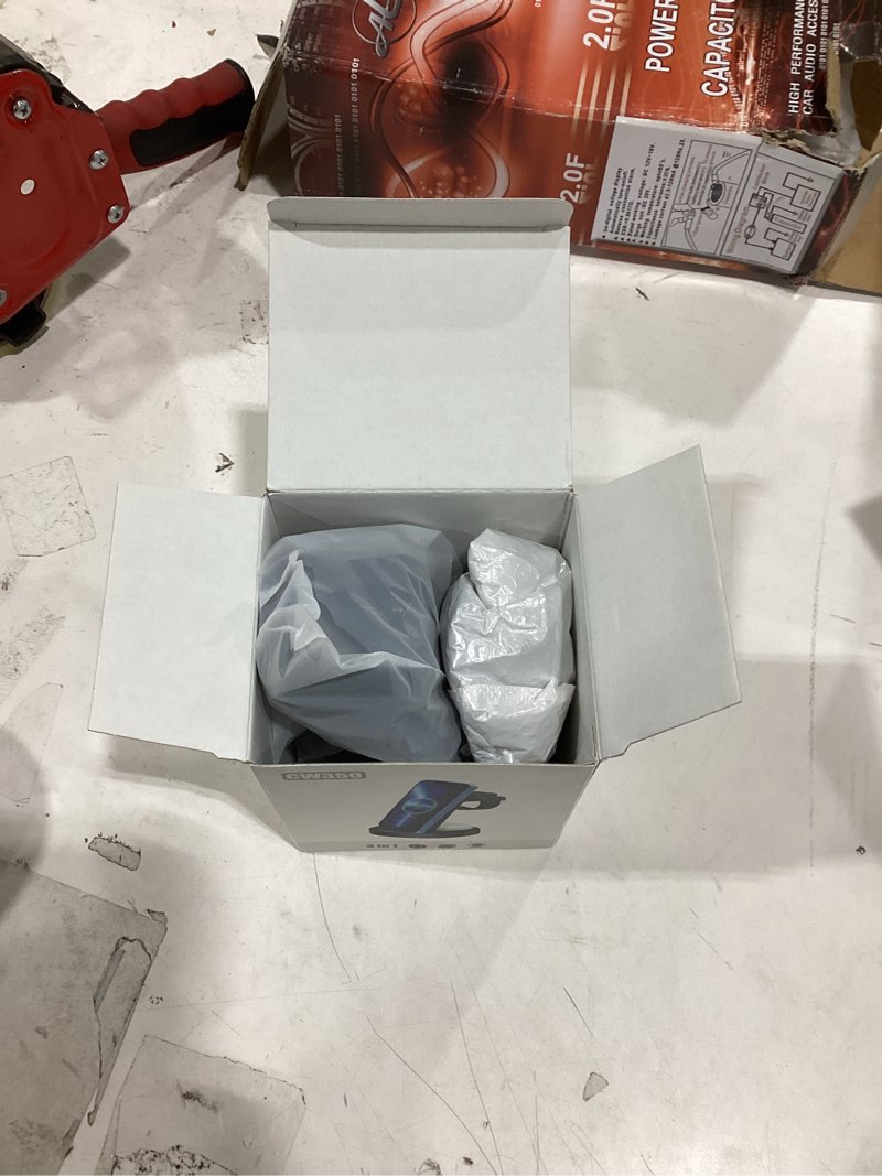 Condition photo showing Good Condition for anlmz 3 in 1 charging station for iphone, wireless charger for iphone 17 16e 16 15 14 13 12 11 x pro max & apple watch - wireless charging station for airpods 4 3 pro black